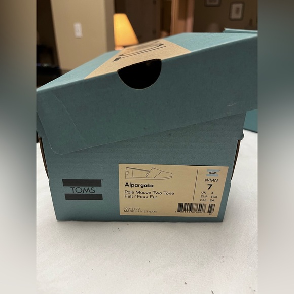 TOMS Women’s Alpargata Espadrilles in Blush Pink/Pale Mauve size 7 - Picture 3 of 6